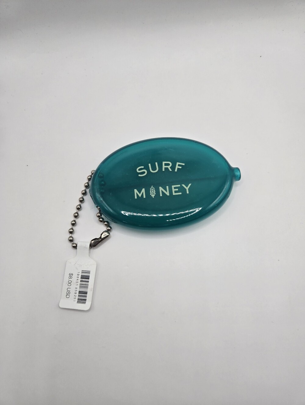 Three Potato Four Surf Money Coin Pouch Teal Free People NWT